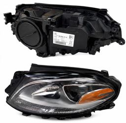 OEM Mercedes GLE Headlight LEFT Driver Side Clean Tested 2016-2019