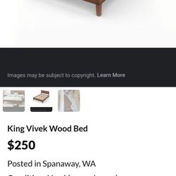 King bed new an memory foam mattress