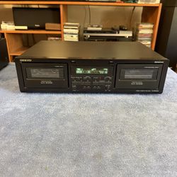 Onkyo TA-RW244 Stereo Double Cassette Deck - New Belts