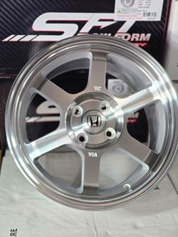 15x8.0 BRAND NEW MST TIME ATTACK WHEELS/RIMS. 4X100