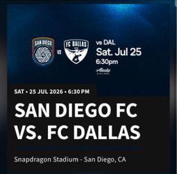 San Diego FC vs FC Dallas