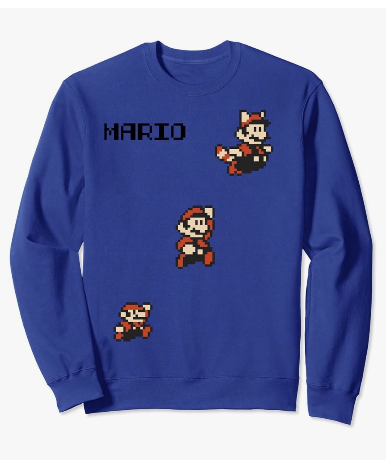 Men’s Super Mario 8-Bit Transformation Sweater M