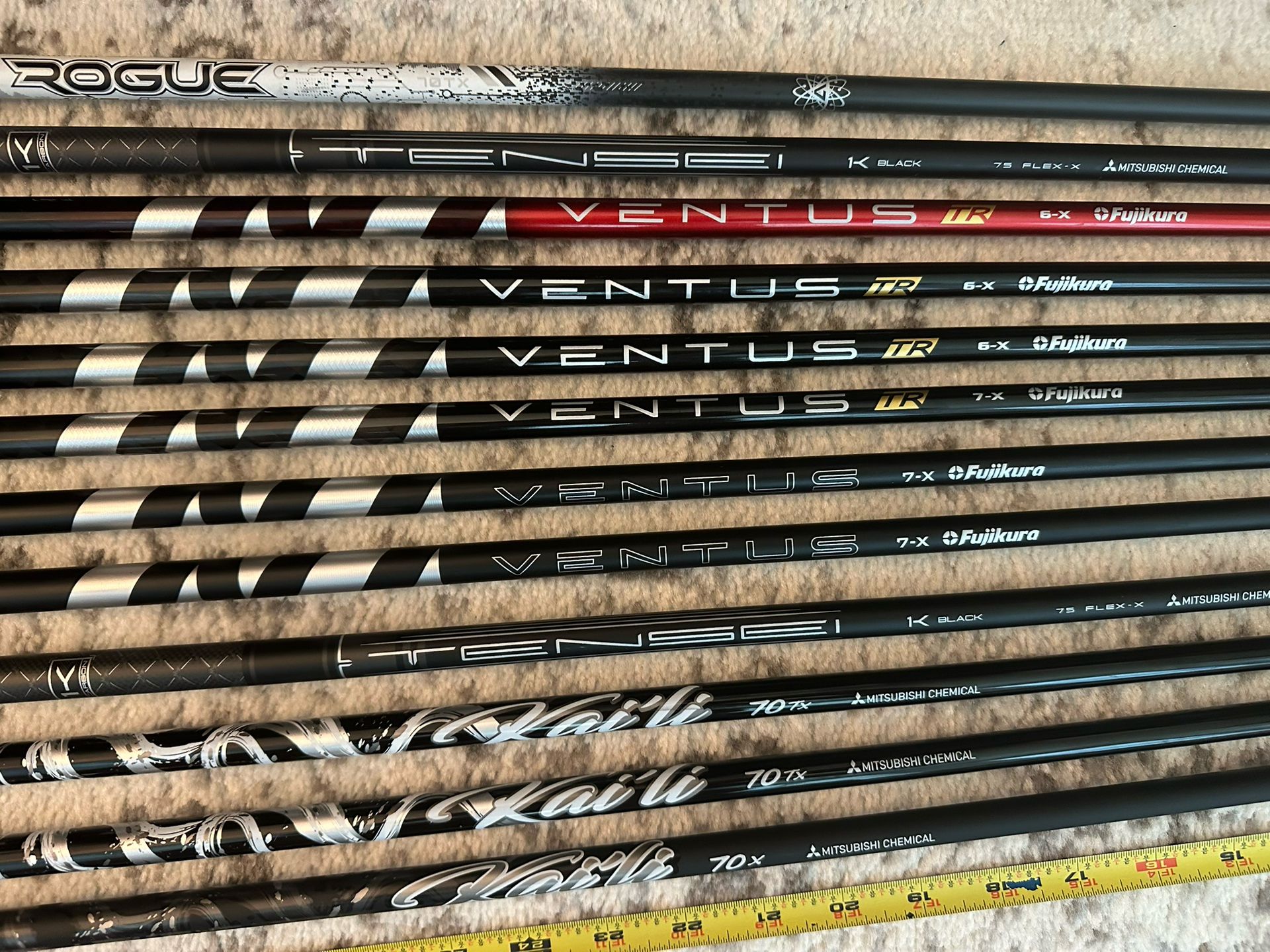🚨 Premium X flex golf shafts at blowout prices!!