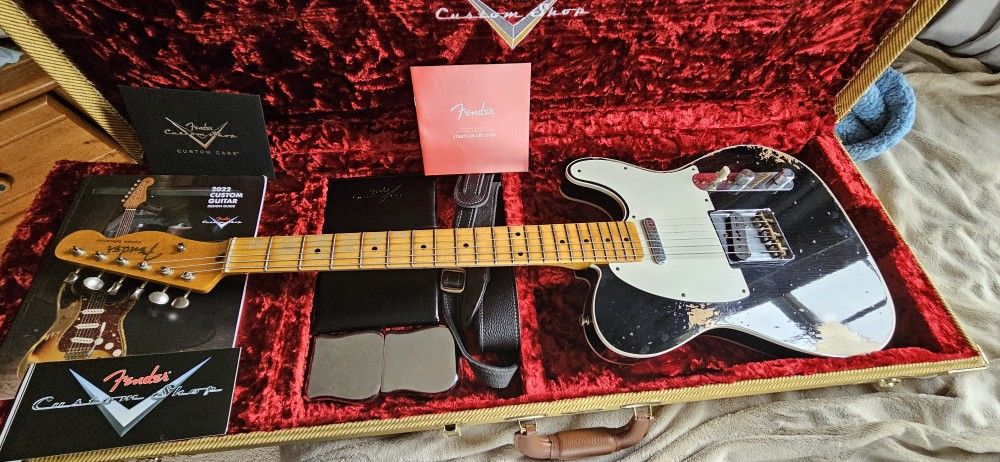 Shoot Me An Offer Fender Custom Shop Telecaster Custom Aged Relic Black