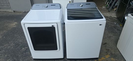 Samsung  washer &Gas dryer combo set
