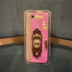 PACK Of 6, Wired LED Lighted Antique Brass Finish Doorbell Button 0163363