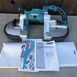 Makita XBP02Z 18V LXT Lithium-Ion Cordless Portable Band Saw, Tool Only