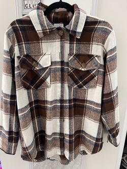 Brown flannel
