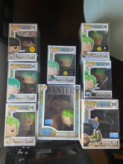 Roronoa Zoro Funko Pops Lot
