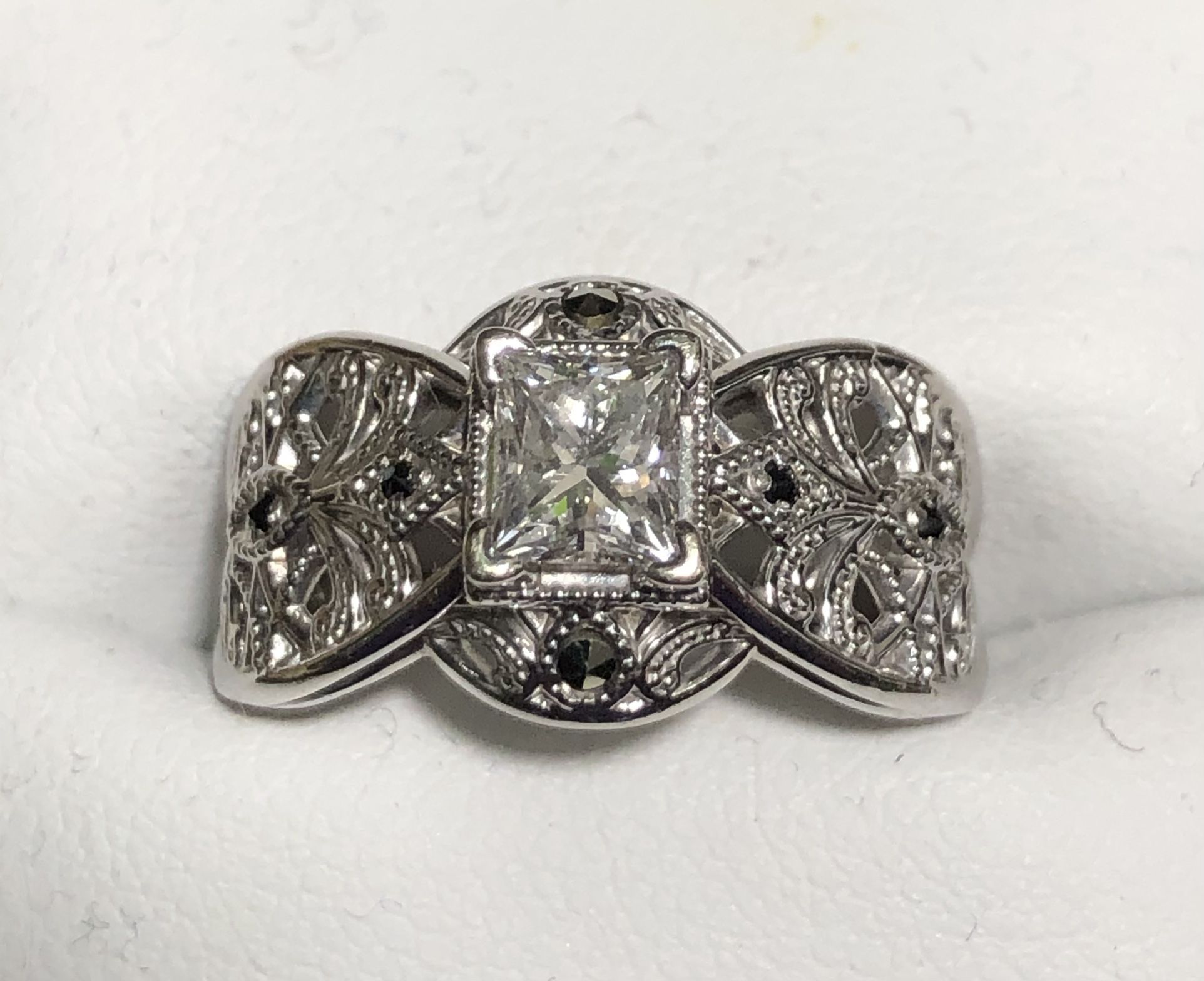 Diamond Ring, Custom Designed, Antique Art Deco style - Make Offer