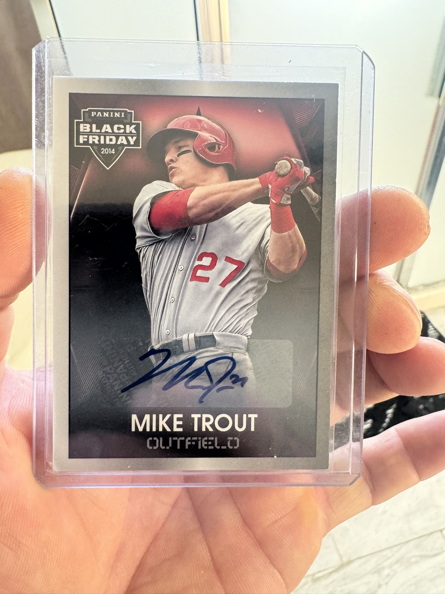 Mike trout Auto 2014 Black Friday Card