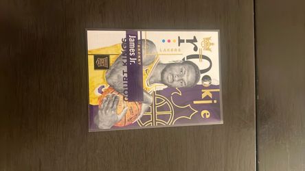 Bronny James Jr. Lakers Court Kings Rookie Card