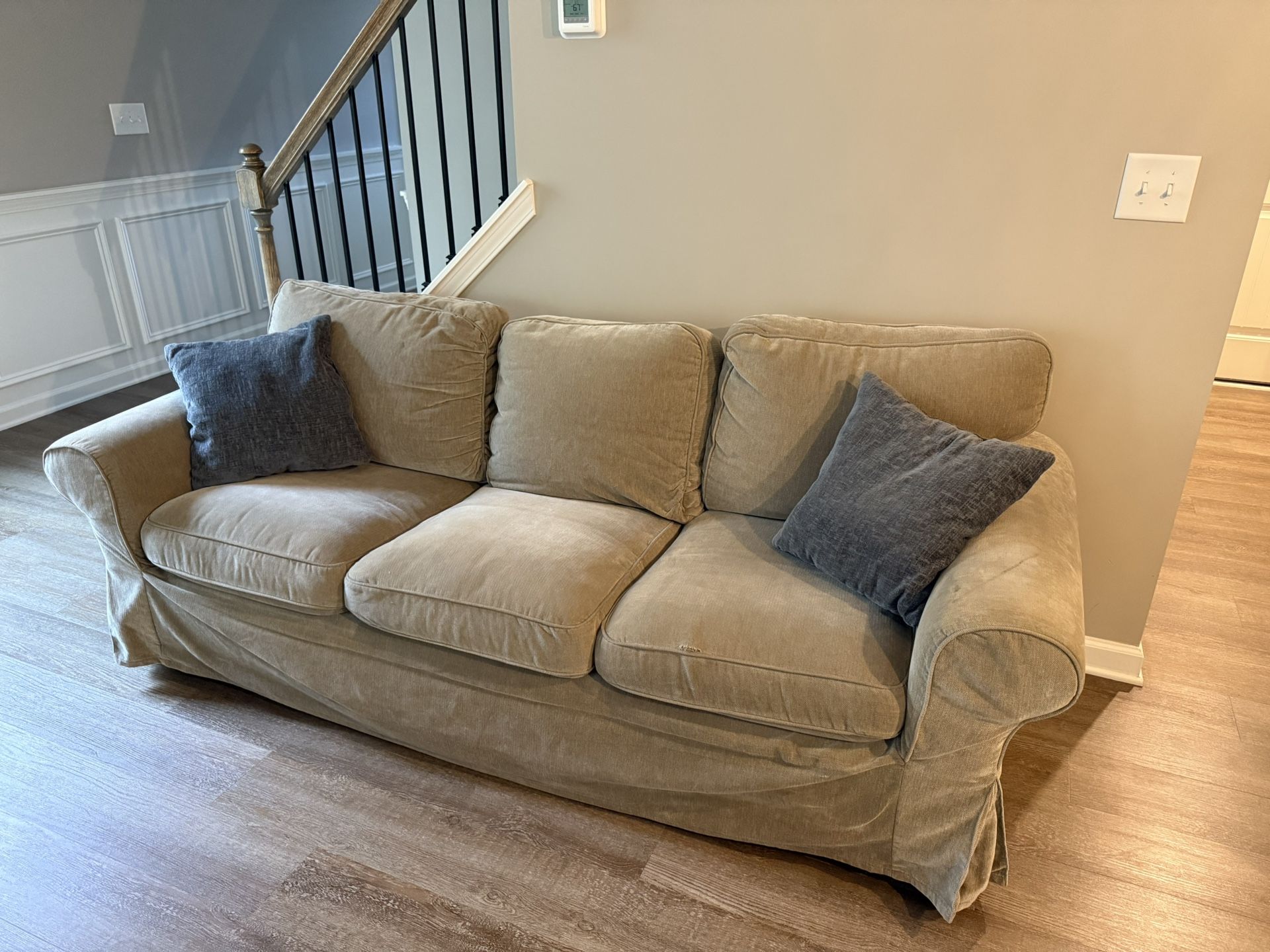 Couch (throw pillows included)