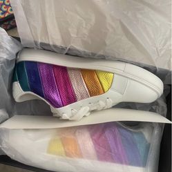 Kurt Geiger London Metallic Stripe Shoes