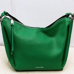 Calvin Klein Green Hobo Bag