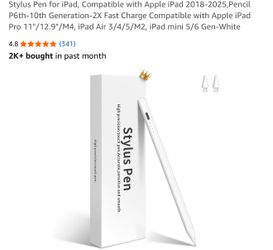 Stylus Pen for iPad, Compatible with Apple iPad 