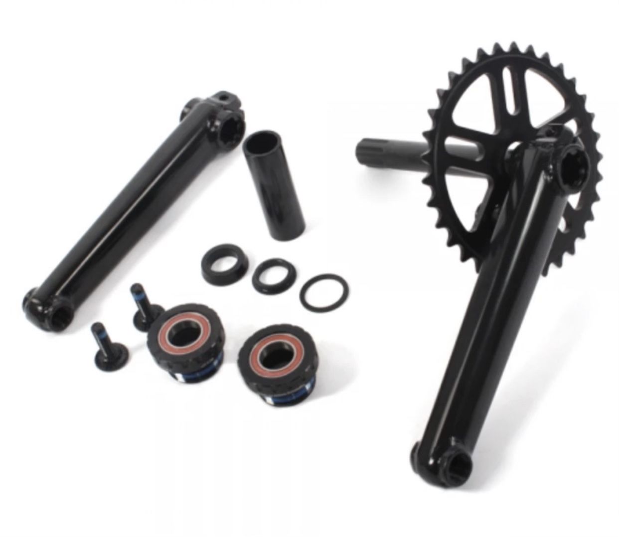 Hawkeye Pro GXP Bmx Crankset 19mm Matte Black