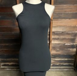 Black stretchy dress