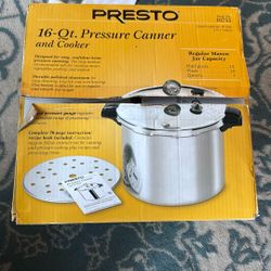 Presto 01755 16-Quart canner Pressure Cooker- Open Box