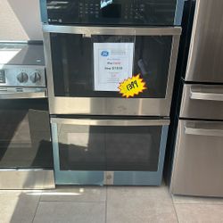 GE JKD3000SNSS: 27-inch Smart Built-In Double Electric Wall Oven