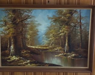 Framed Oil Painting