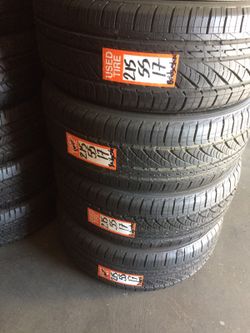 Used tires with 90% on life 16714 union st Victorville