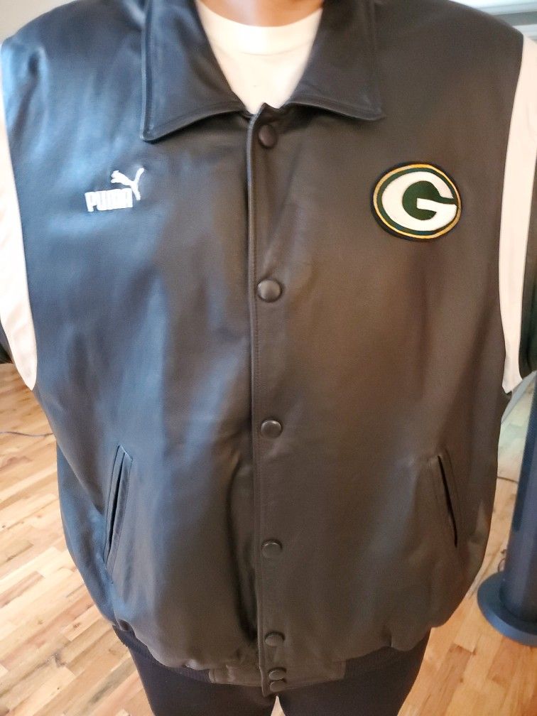 Leather Packers Jacket