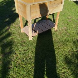 Raised bed cedar planter elevated  $115