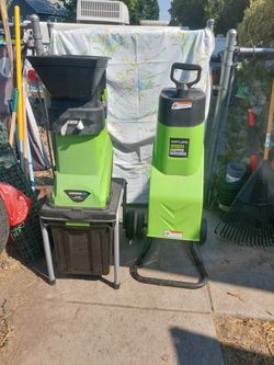 2 Wood Chippers. Work Great , I Just Don't Use Them
