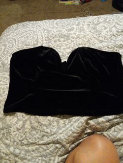 Crop Top Plunge Line