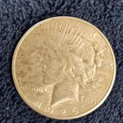 1926 S Peace Silver Dollar 