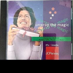 JCPENNY;  Unwrap The Magic Holiday 2000 Interactive CD-ROM,  Vintage Catalog 