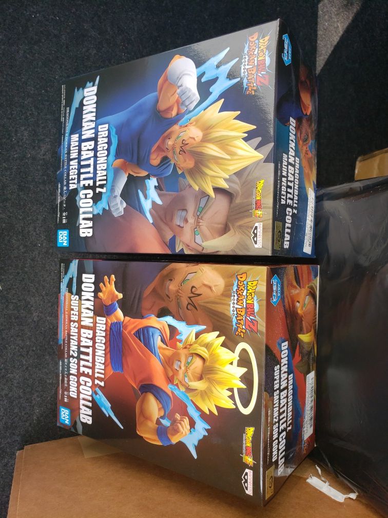 Dragonball z figures (goku vegeta)