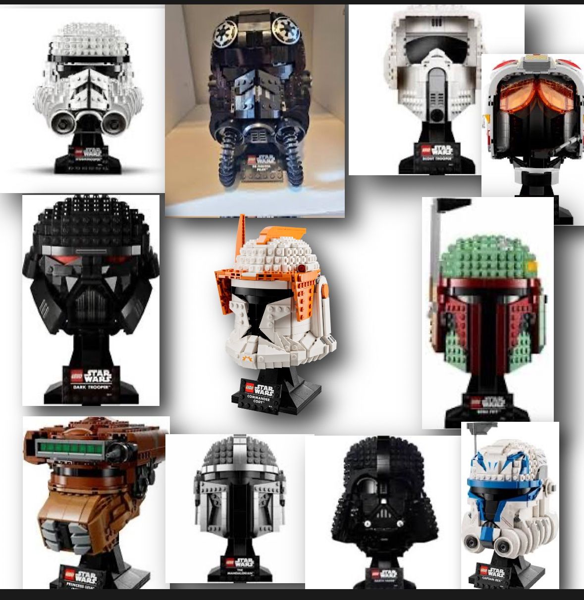 All 11 Lego Star Wars Helmets