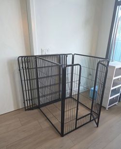 Dog Playpen 8 Panels 40 Inches Dog Pen Extra Large Indoor Outdoor Back or Front Yard Fence Cage