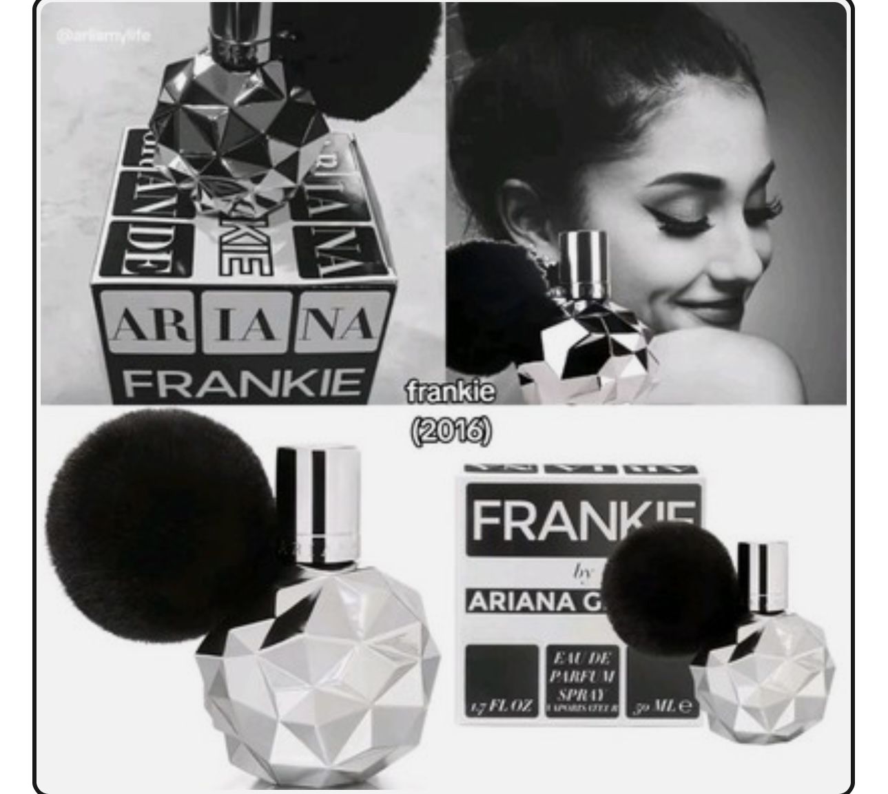 NEW FRANKIE By Ariana Grande LIMITED EDITION 1.7 oz 50 ml Eau De Parfu Perfum