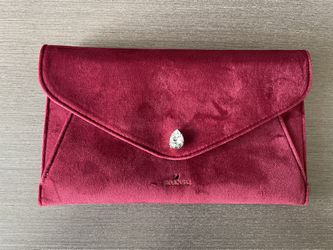 SWAROVSKI Crystal - Holiday Wallet Clutch Bag - Burgundy - Brand New
