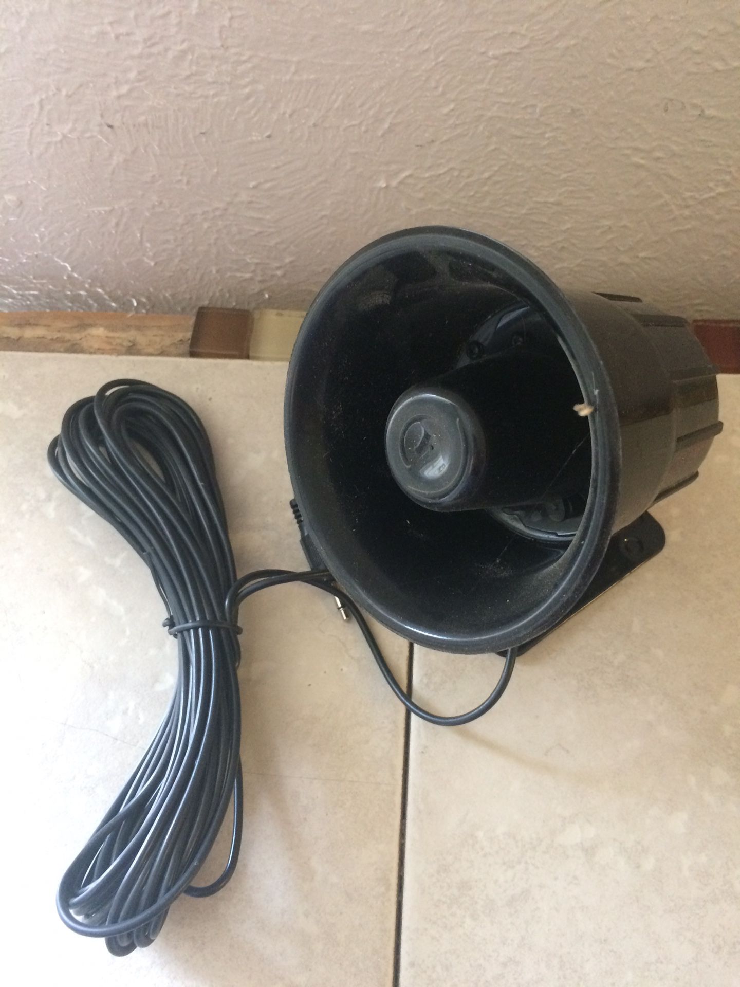 External speaker for a PA system