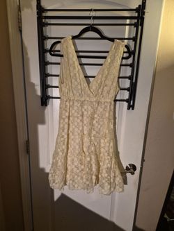 Studio M off dress, cream color, size L