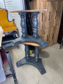 Solid wood table