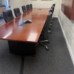 Conference Table, Whiteboard, Credenza