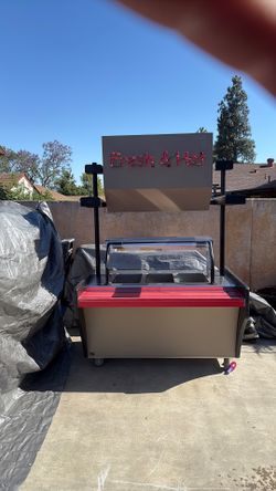 Fresh and hot food cart /cold or hot