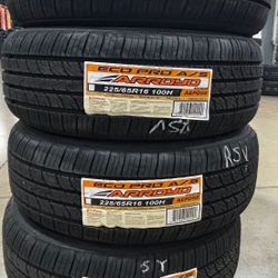 (4) - 225/65/16 Arroyo Eco Pro A/S Tires