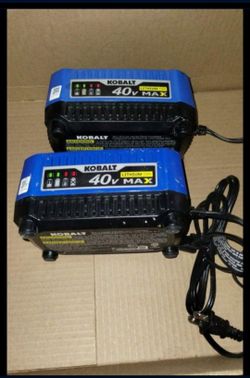 Kobalt 40V Max Lithium Ion Chargers