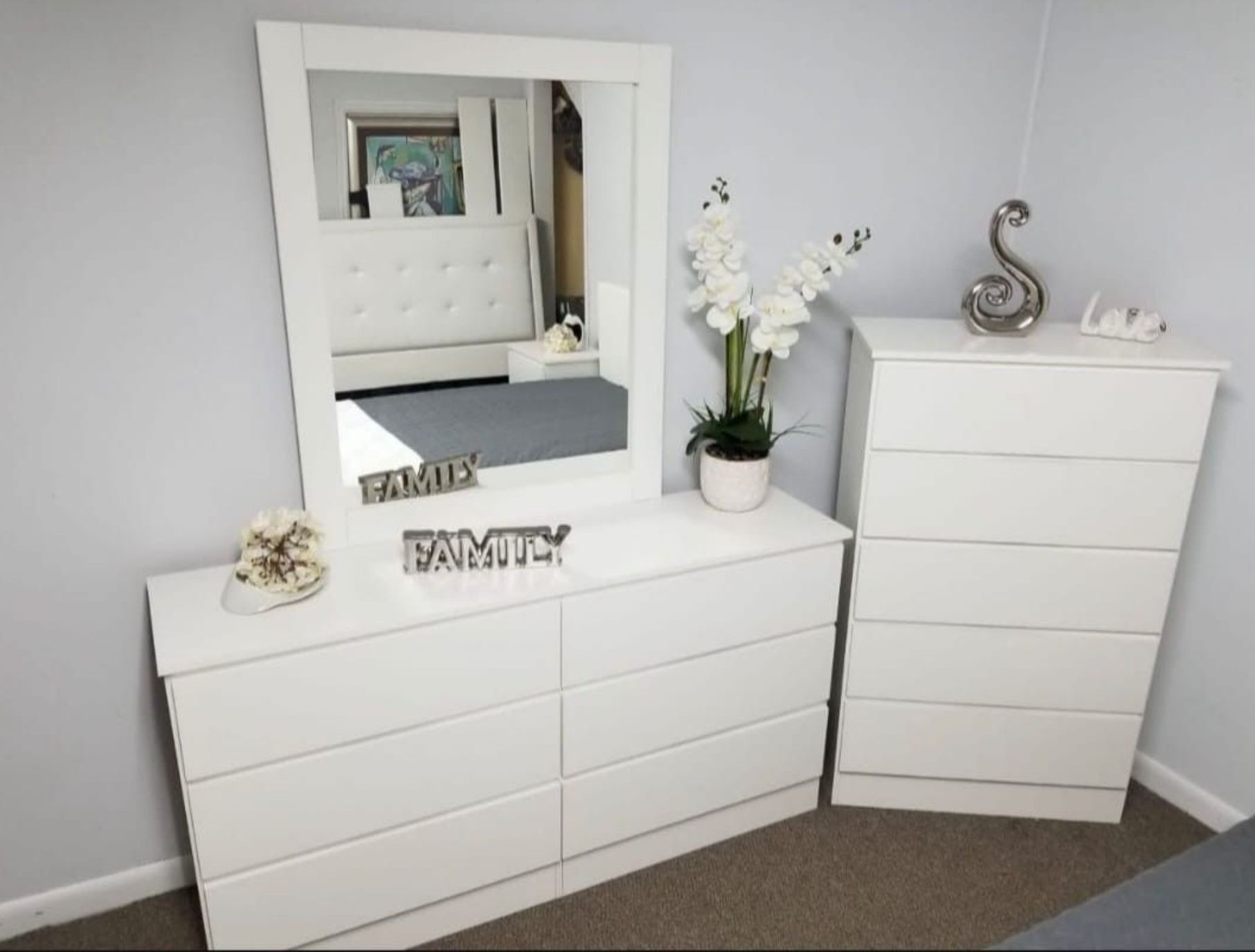 Brand New Dresser And Chest Available In Black, White,and Brown