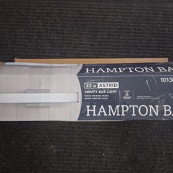 Hampton Bay : 23in Astrid Vanity Light (Brushed Nickel)