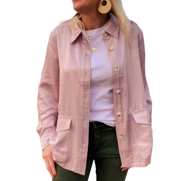 New Current air Los Angeles Anthropologie Woman’s Lavender Jacket, Sz XS