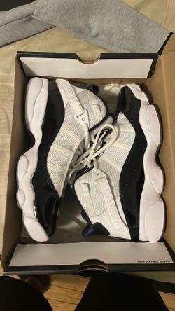 Jordan 6 rings black and white size 9