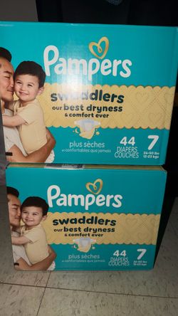 Pampers swaddlers size 7