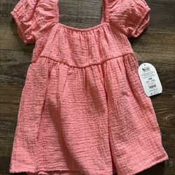 Wonder Nation Pink Toddler Girl Dress 